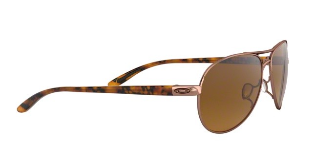 Sonnenbrillen Oakley Feedback OO 4079 (407914) farbe rose gold form aviator gläser brown gradient polar