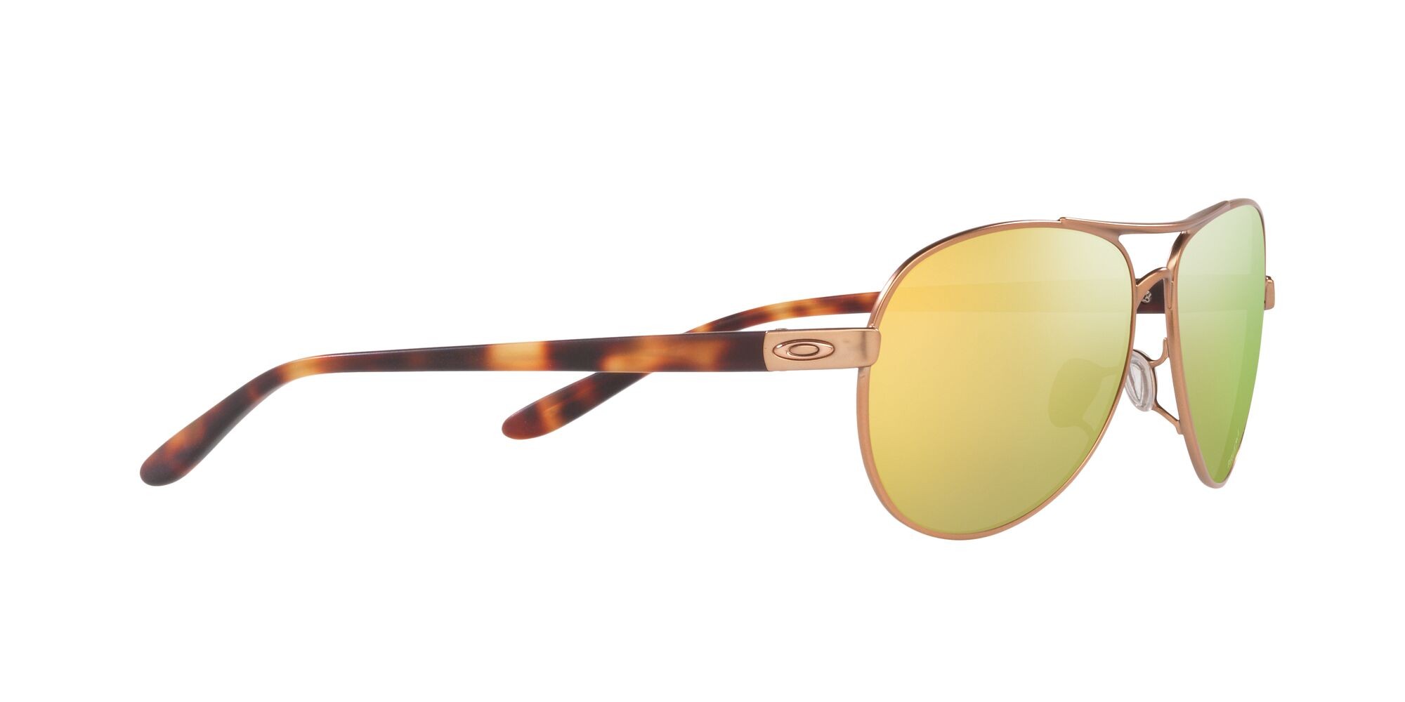 Occhiali da sole Oakley Feedback OO 4079 (407944) colore rose gold satinato forma ovale lenti prizm rose gold