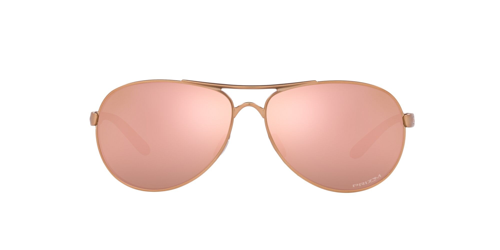 Occhiali da sole Oakley Feedback OO 4079 (407944) colore rose gold satinato forma ovale lenti prizm rose gold
