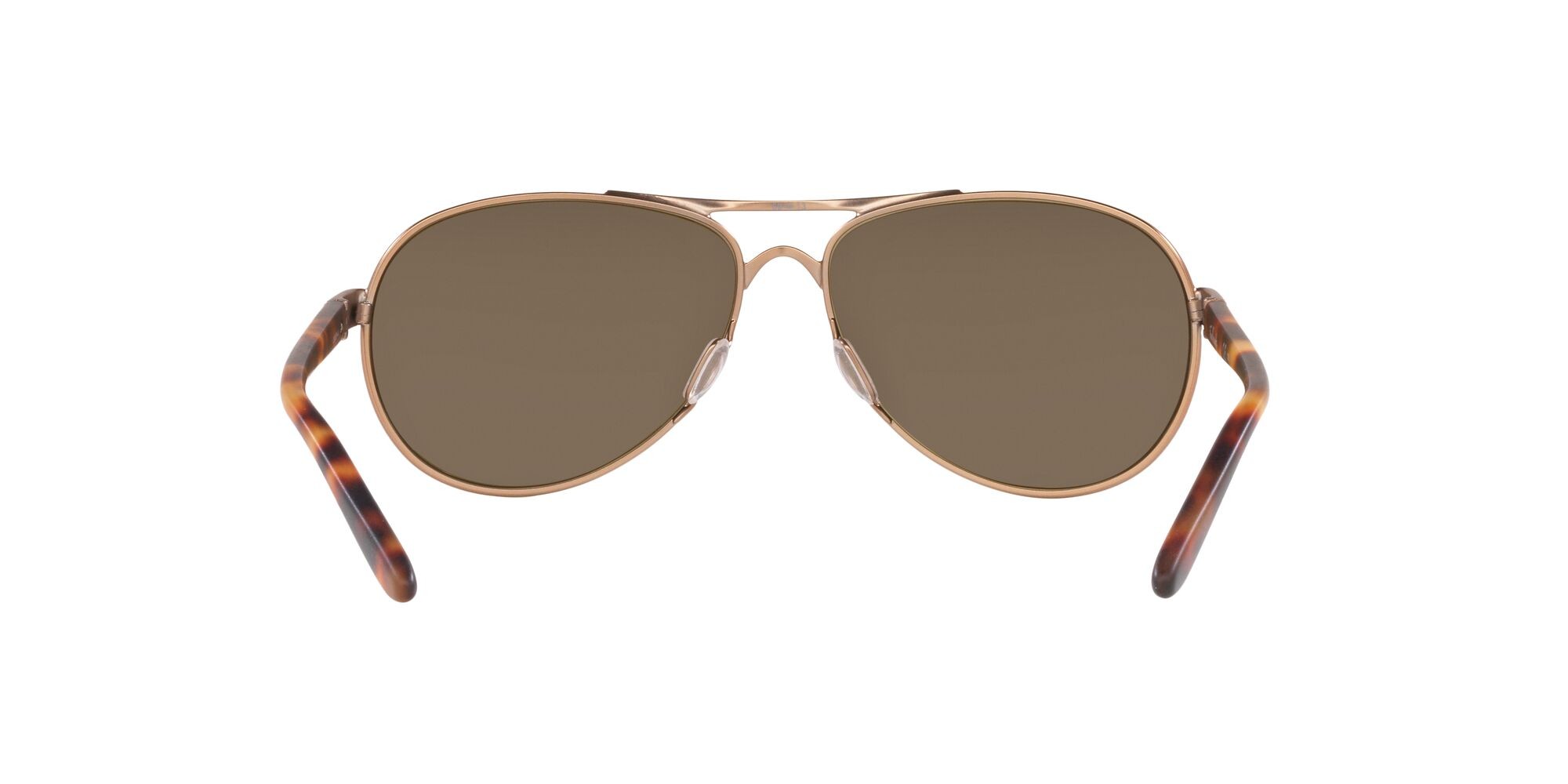 Occhiali da sole Oakley Feedback OO 4079 (407944) colore rose gold satinato forma ovale lenti prizm rose gold