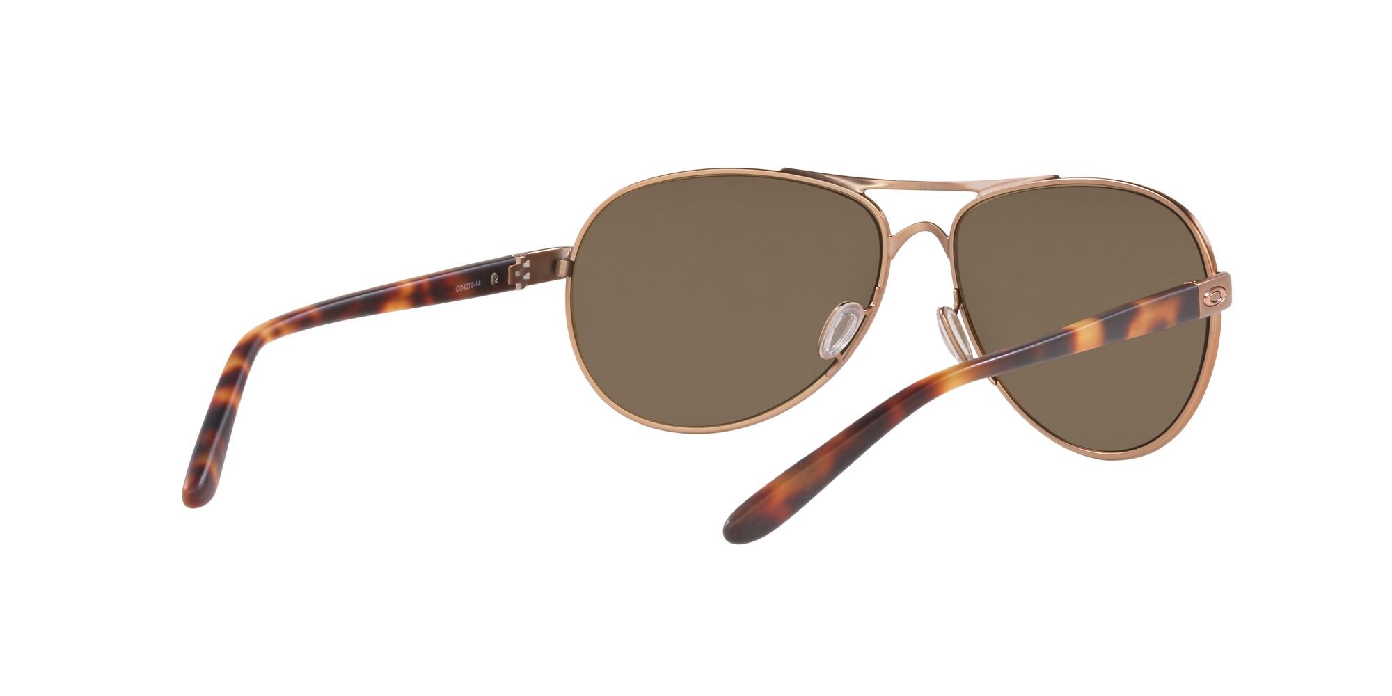 Occhiali da sole Oakley Feedback OO 4079 (407944) colore rose gold satinato forma ovale lenti prizm rose gold