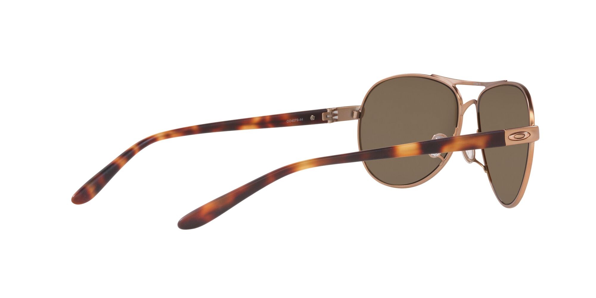 Occhiali da sole Oakley Feedback OO 4079 (407944) colore rose gold satinato forma ovale lenti prizm rose gold