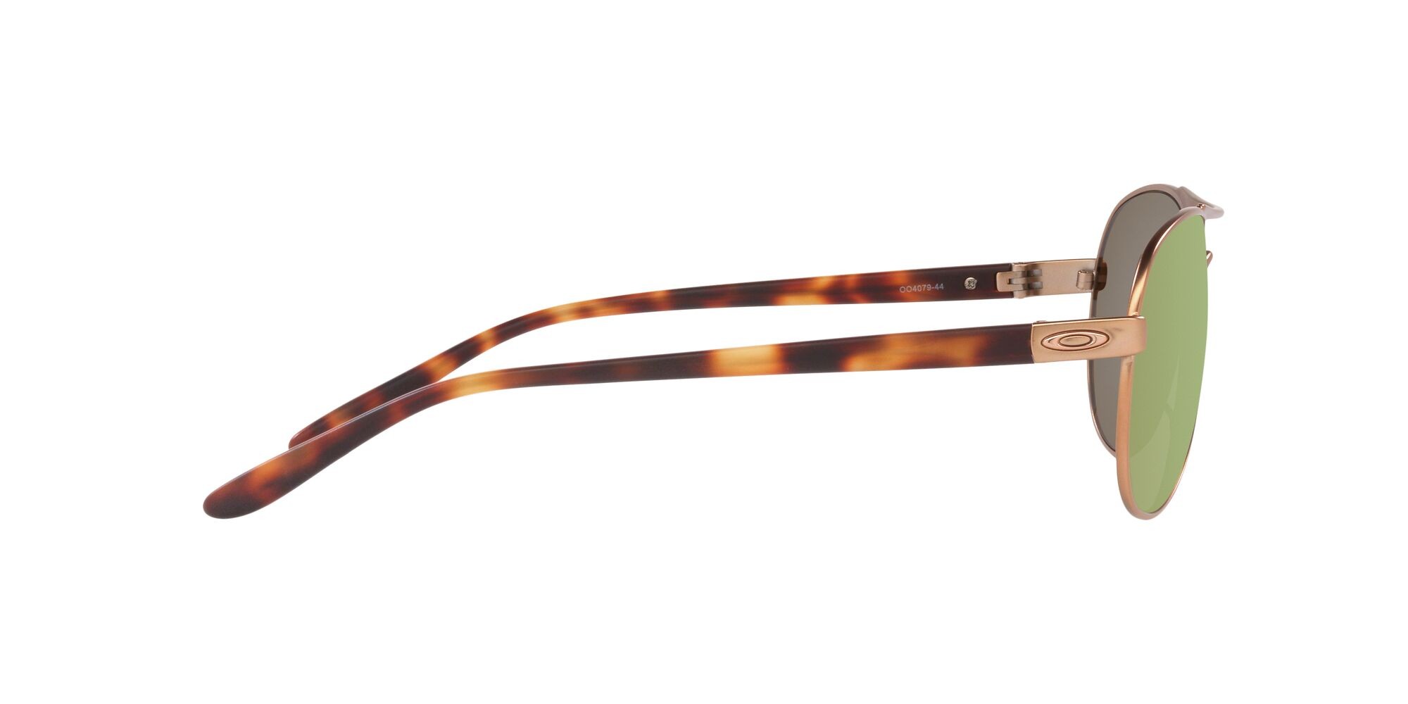 Occhiali da sole Oakley Feedback OO 4079 (407944) colore rose gold satinato forma ovale lenti prizm rose gold