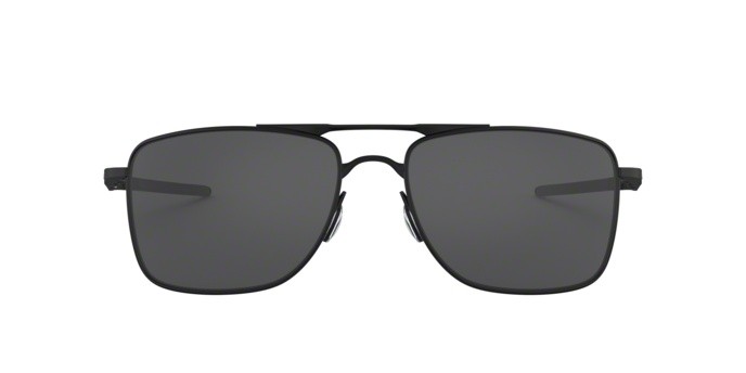 Sonnenbrillen Oakley Gauge 8 OO 4124 (412401) farbe matte black form rechteckig gläser grey