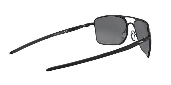 Sonnenbrillen Oakley Gauge 8 OO 4124 (412402) farbe matte black form rechteckig gläser prizm black polarized