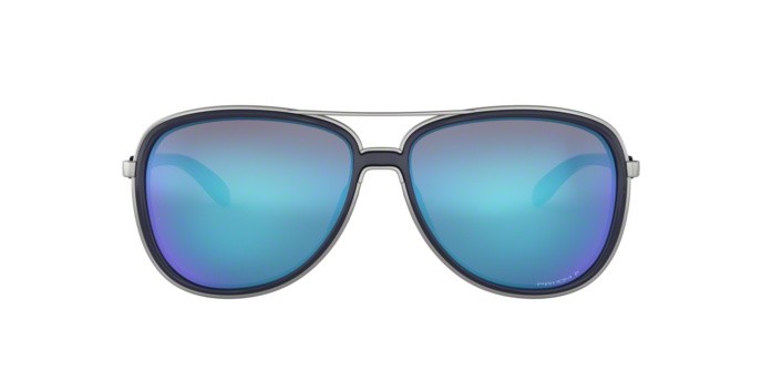 Sonnenbrillen Oakley Split time OO 4129 (412907) farbe navy form aviator gläser prizm sapphire polarized