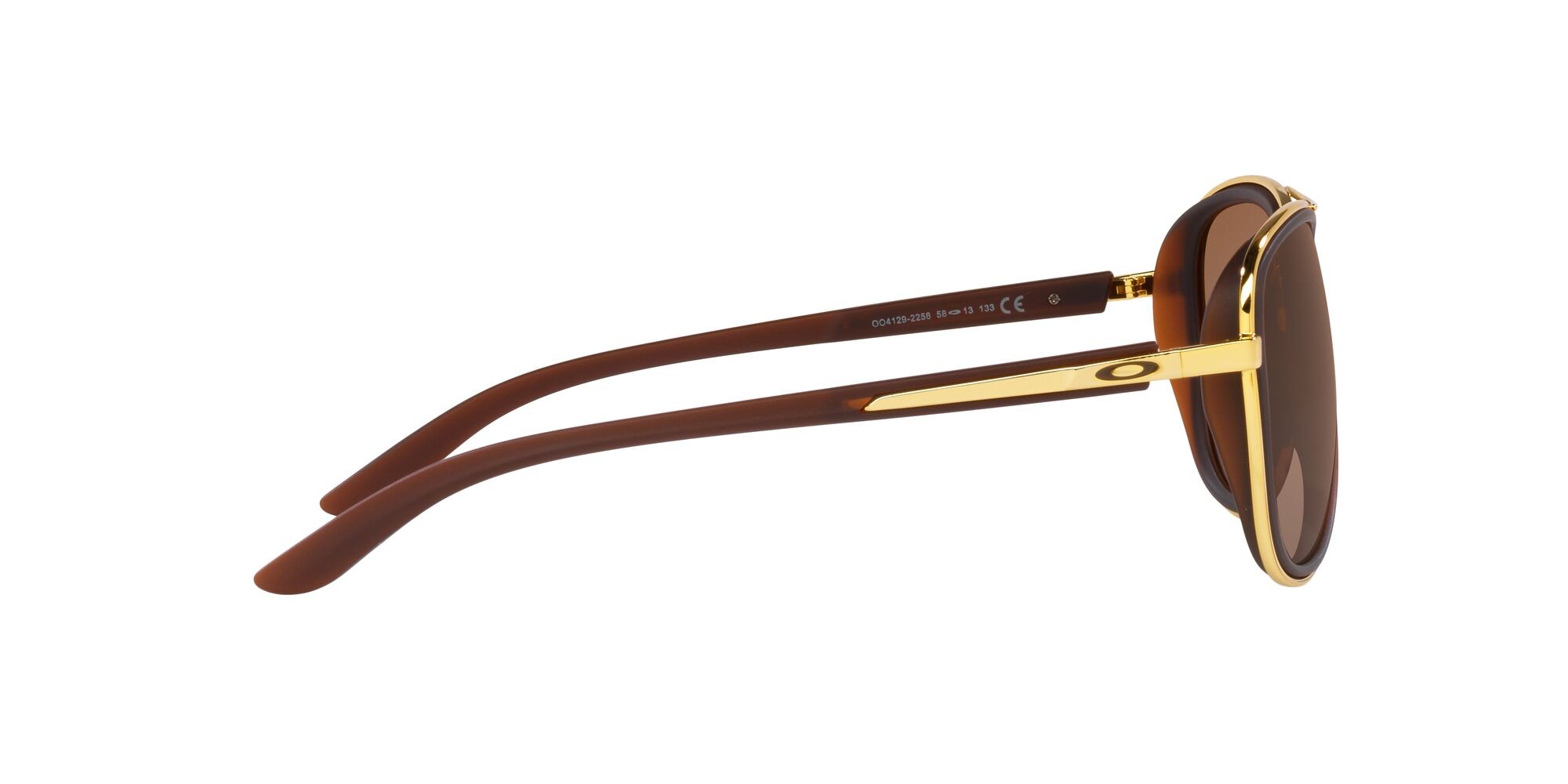 Sonnenbrillen Oakley Split Time OO 4129 (412922) farbe rootbeer opaco form oval gläser prizm tungsten polarized