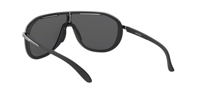 Sonnenbrillen Oakley Outpace OO 4133 (413302) farbe soft touch black/black ice form rechteckig gläser prizm black