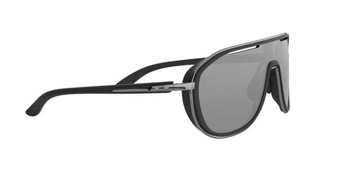 Sonnenbrillen Oakley Outpace OO 4133 (413302) farbe soft touch black/black ice form rechteckig gläser prizm black
