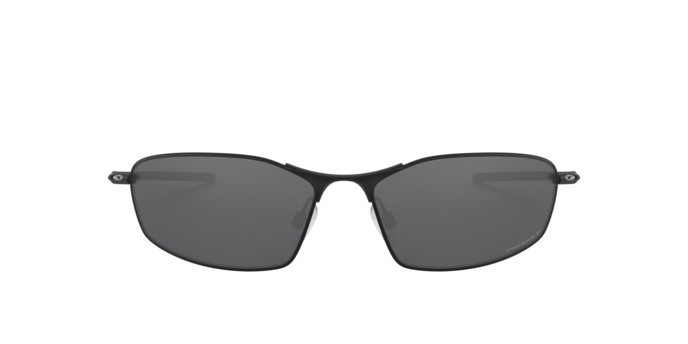 Sonnenbrillen Oakley Whisker OO 4141 (414103) farbe satin black form oval gläser prizm black polarized