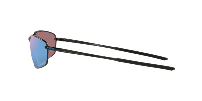 Sonnenbrillen Oakley Whisker OO 4141 (414111) farbe satin black form oval gläser prizm deep water polar