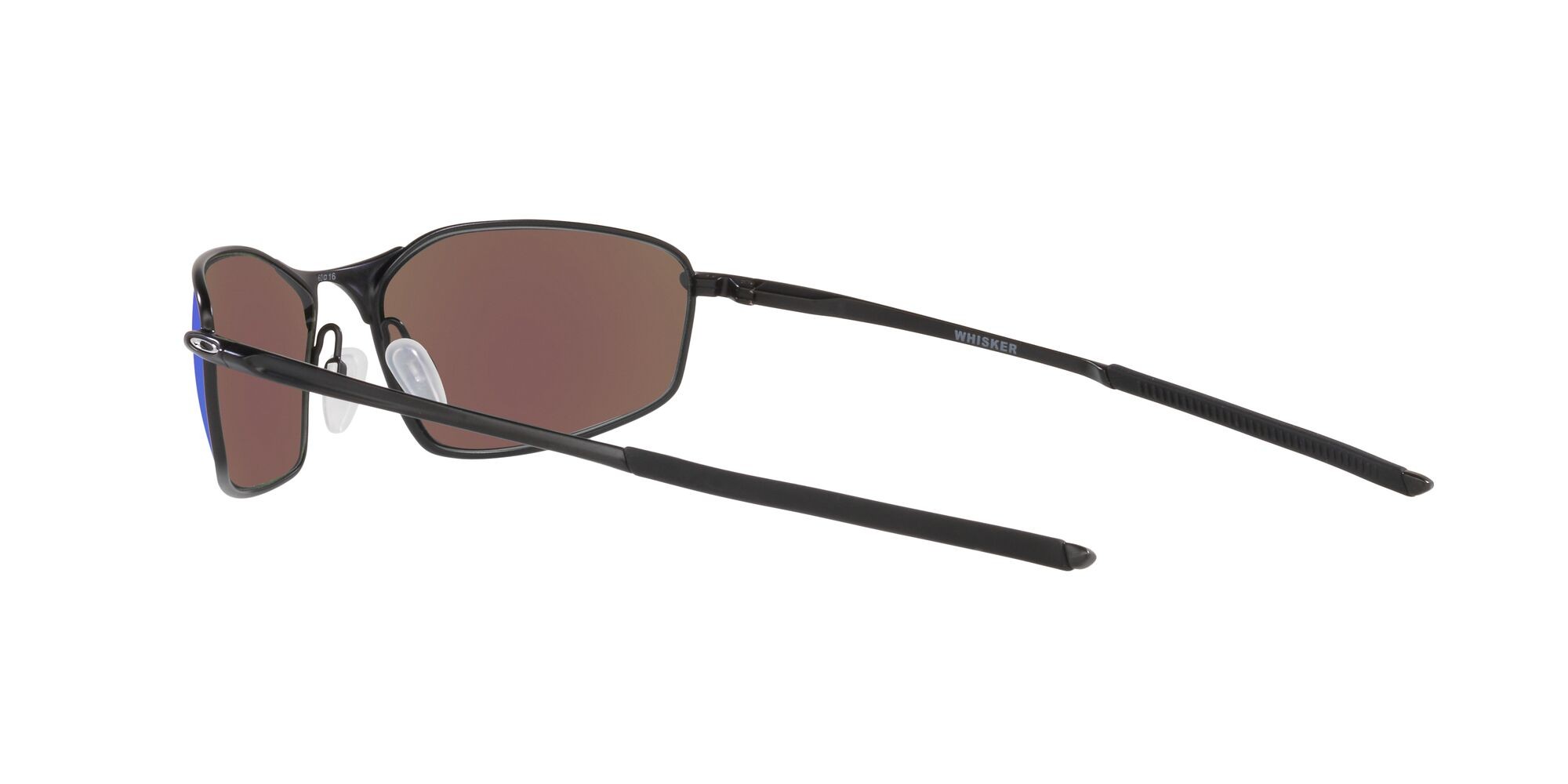 Sonnenbrillen Oakley Whisker OO 4141 (414114) farbe nero satinato form oval gläser prizm sapphire