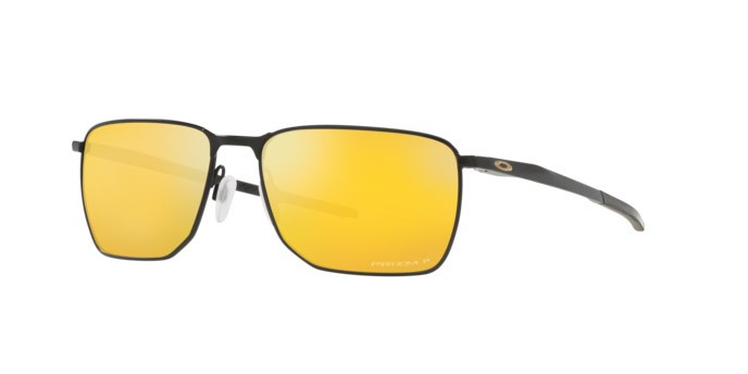 Sonnenbrillen Oakley Ejector OO 4142 (414214) farbe satin black form rechteckig gläser prizm 24k polarized
