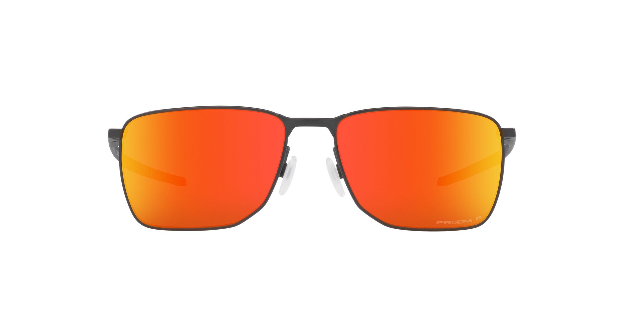 Sonnenbrillen Oakley Ejector OO 4142 (414215) farbe light steel form rechteckig gläser prizm ruby polarized