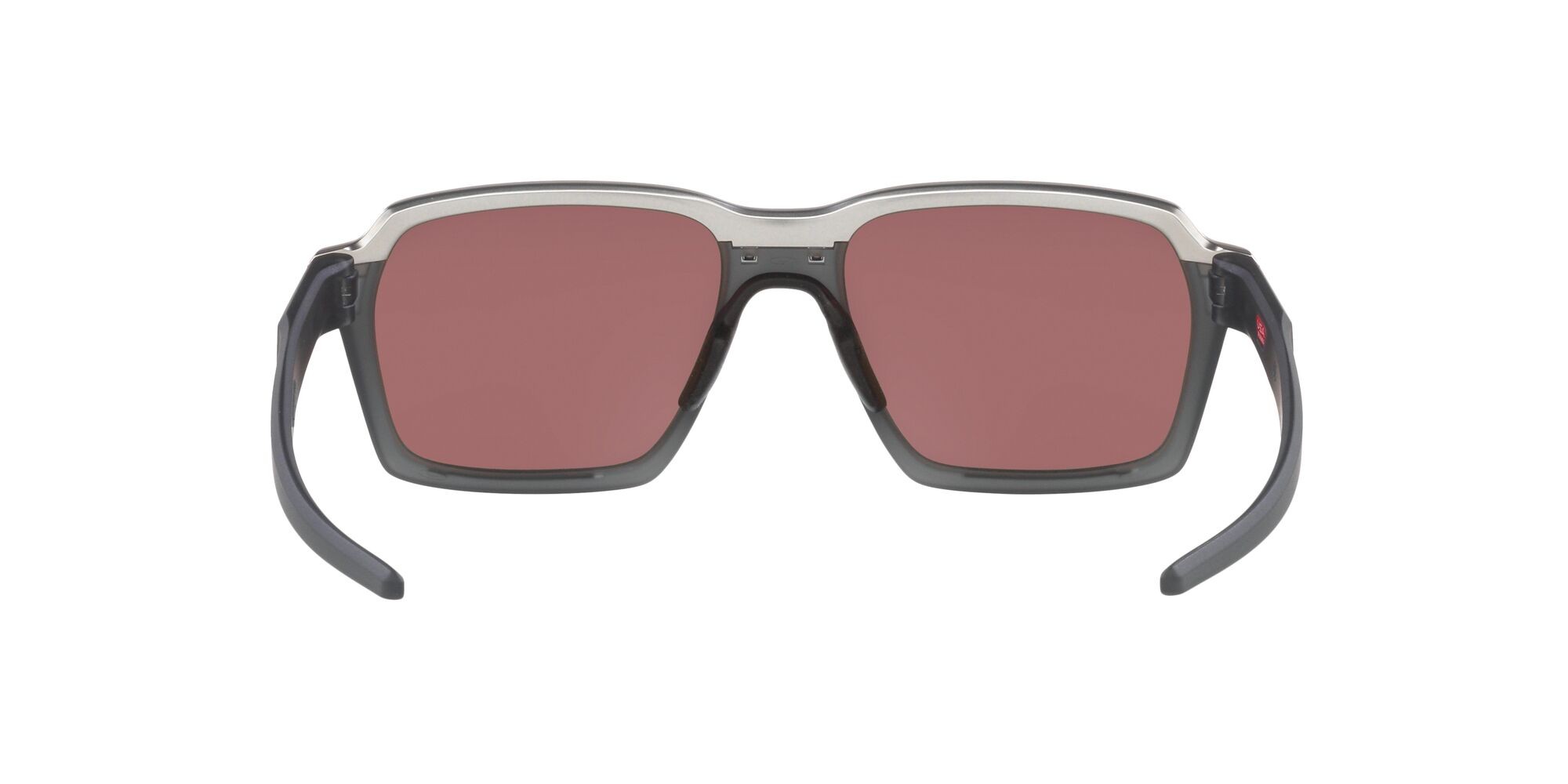 Sonnenbrillen Oakley Parlay OO 4143 (414312) farbe grigio fumo opaco form rechteckig gläser prizm deep water polarized
