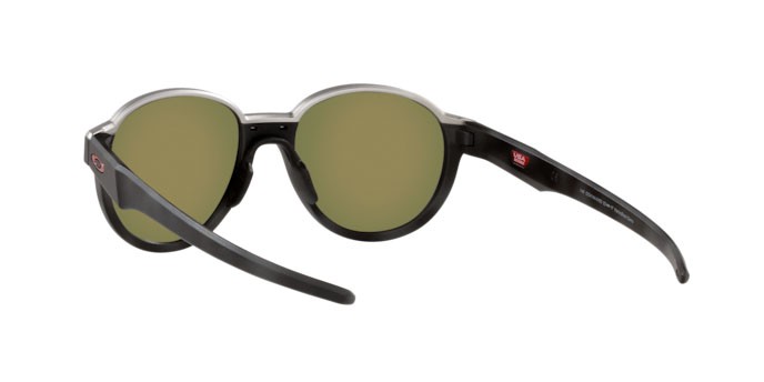 Sunglasses Oakley Coinflip OO 4144 (414404) color matte black camo shape round lenses prizm ruby polarized