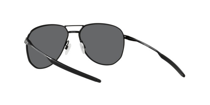 Sonnenbrillen Oakley Contrail OO 4147 (414704) farbe satin black form aviator gläser prizm black polarized