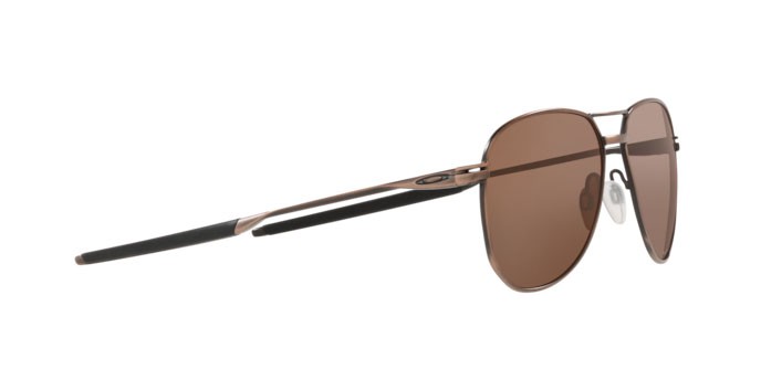 Sonnenbrillen Oakley Contrail OO 4147 (414706) farbe satin toast form aviator gläser prizm tungsten polarized
