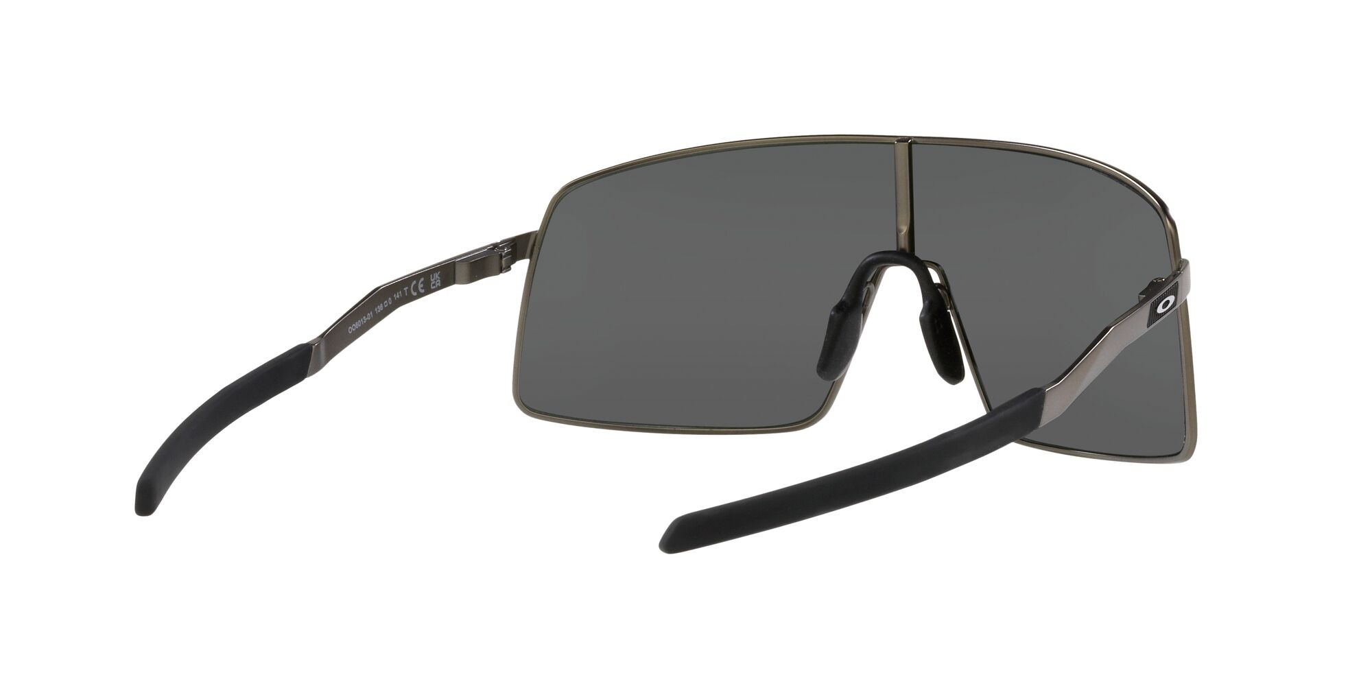 Occhiali da sole Oakley Sutro Ti OO 6013 (601301) colore gunmetal opaco forma mask lenti prizm black