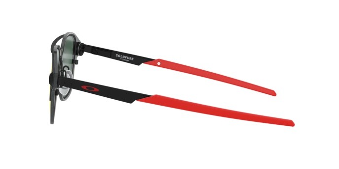 Sonnenbrillen Oakley Coldfuse OO 6042 (604210) farbe matte black form quadratisch gläser prizm ruby