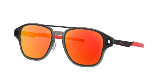 Sonnenbrillen Oakley Coldfuse OO 6042 (604210) farbe matte black form quadratisch gläser prizm ruby