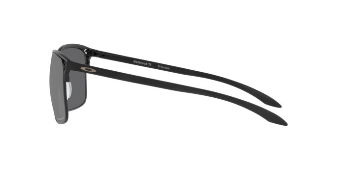 Sonnenbrillen Oakley Holbrook TI OO 6048 (604802) farbe satin black form quadratisch gläser prizm black polarized