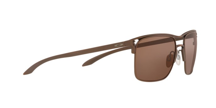 Sonnenbrillen Oakley Holbrook TI OO 6048 (604803) farbe satin toast form quadratisch gläser prizm tungsten polarized
