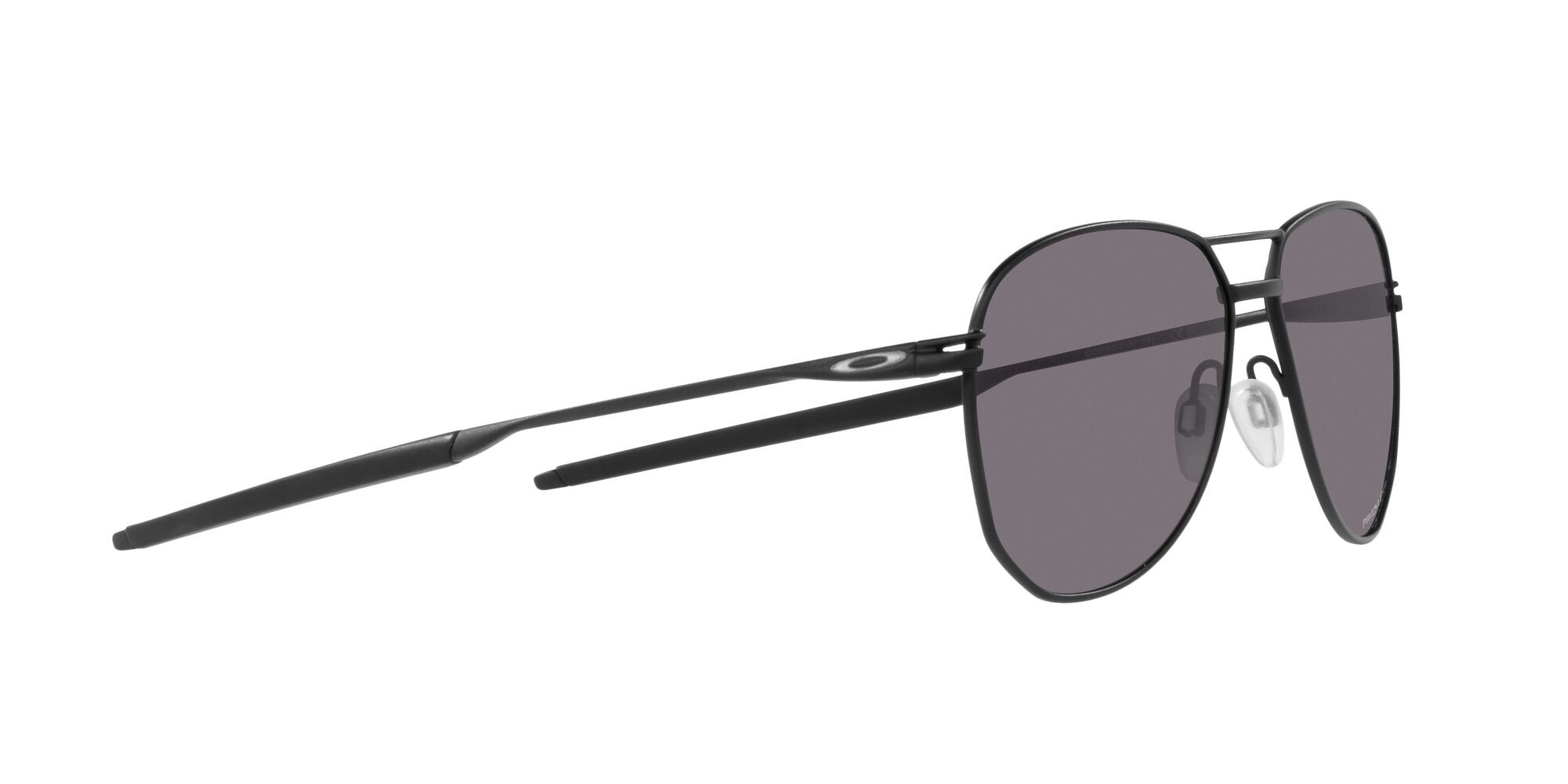 Sonnenbrillen Oakley Contrail Ti OO 6050 (605001) farbe nero satinato form oval gläser prizm grey polarized