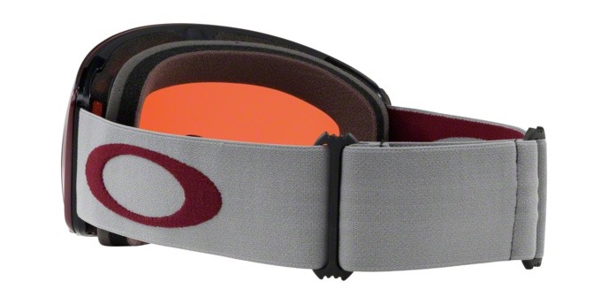 Skibrillen und Snowboard masken Oakley Flight Deck L OO 7050 (705065) farbe sharkskin port form unregelmäßig gläser prizm snow rose