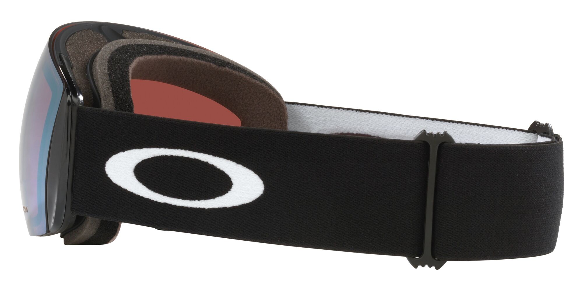 Maschere da Sci e Snowboard Oakley Flight Deck L OO 7050 (7050C0) colore nero opaco forma mask lenti prizm sage gold iridium