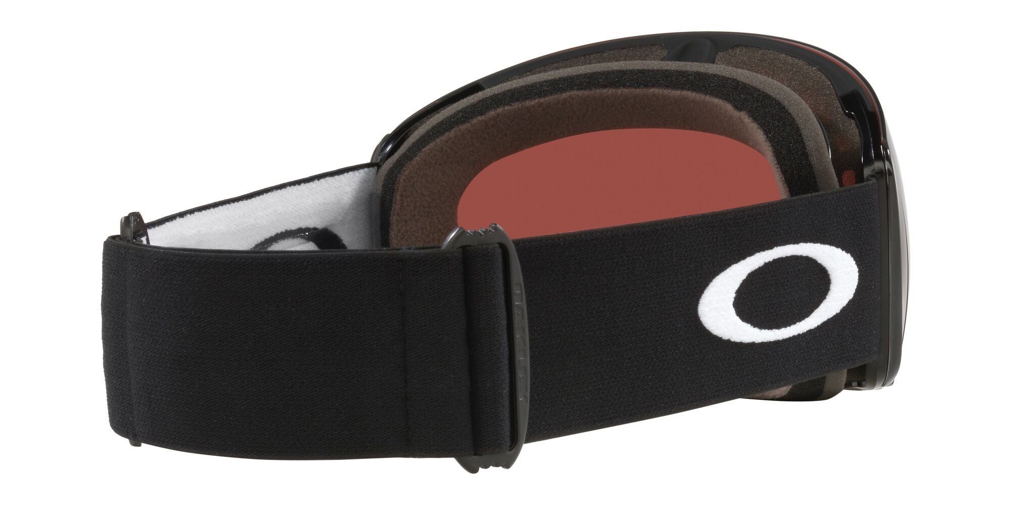 Maschere da Sci e Snowboard Oakley Flight Deck L OO 7050 (7050C0) colore nero opaco forma mask lenti prizm sage gold iridium