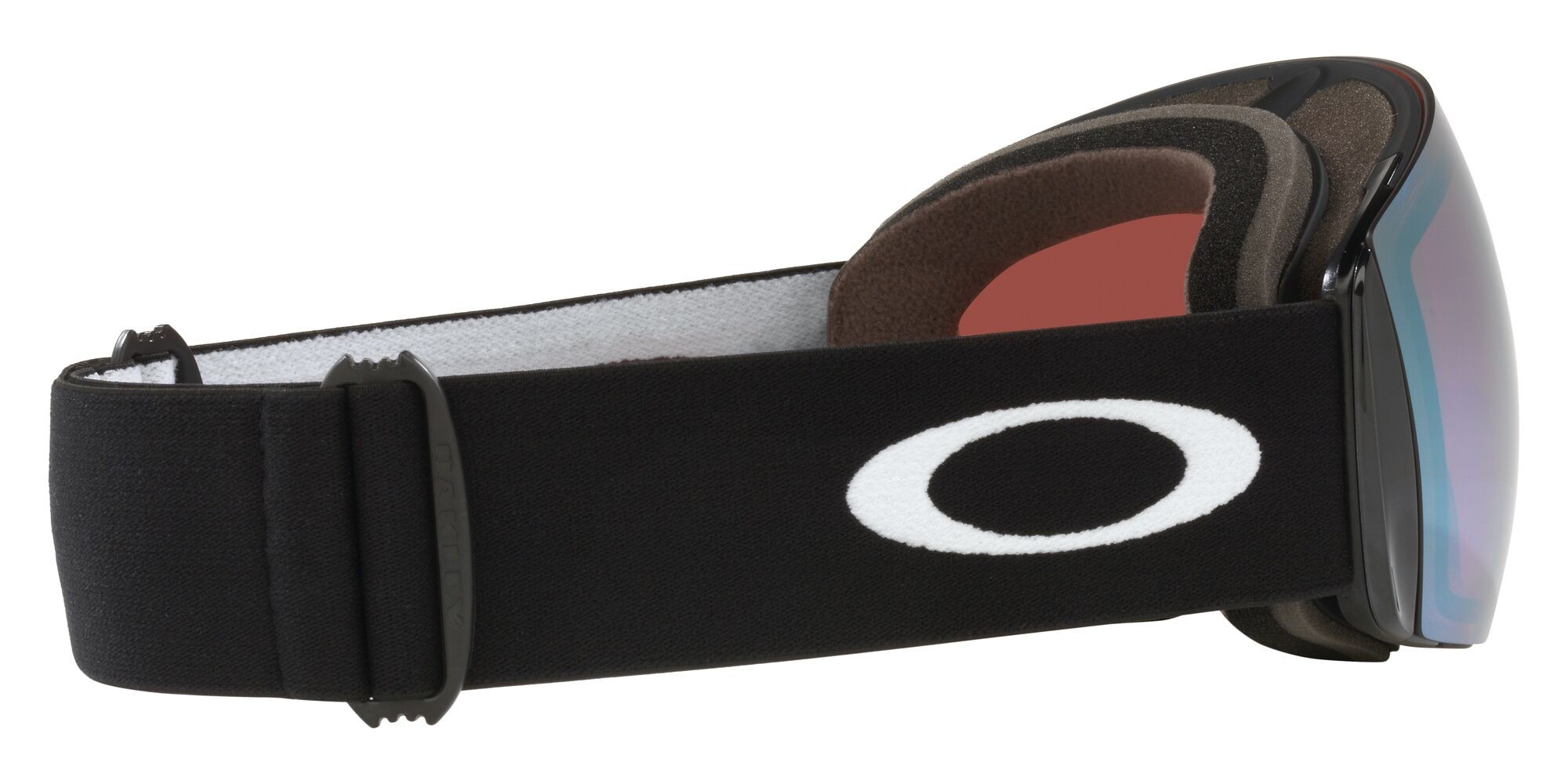 Maschere da Sci e Snowboard Oakley Flight Deck L OO 7050 (7050C0) colore nero opaco forma mask lenti prizm sage gold iridium