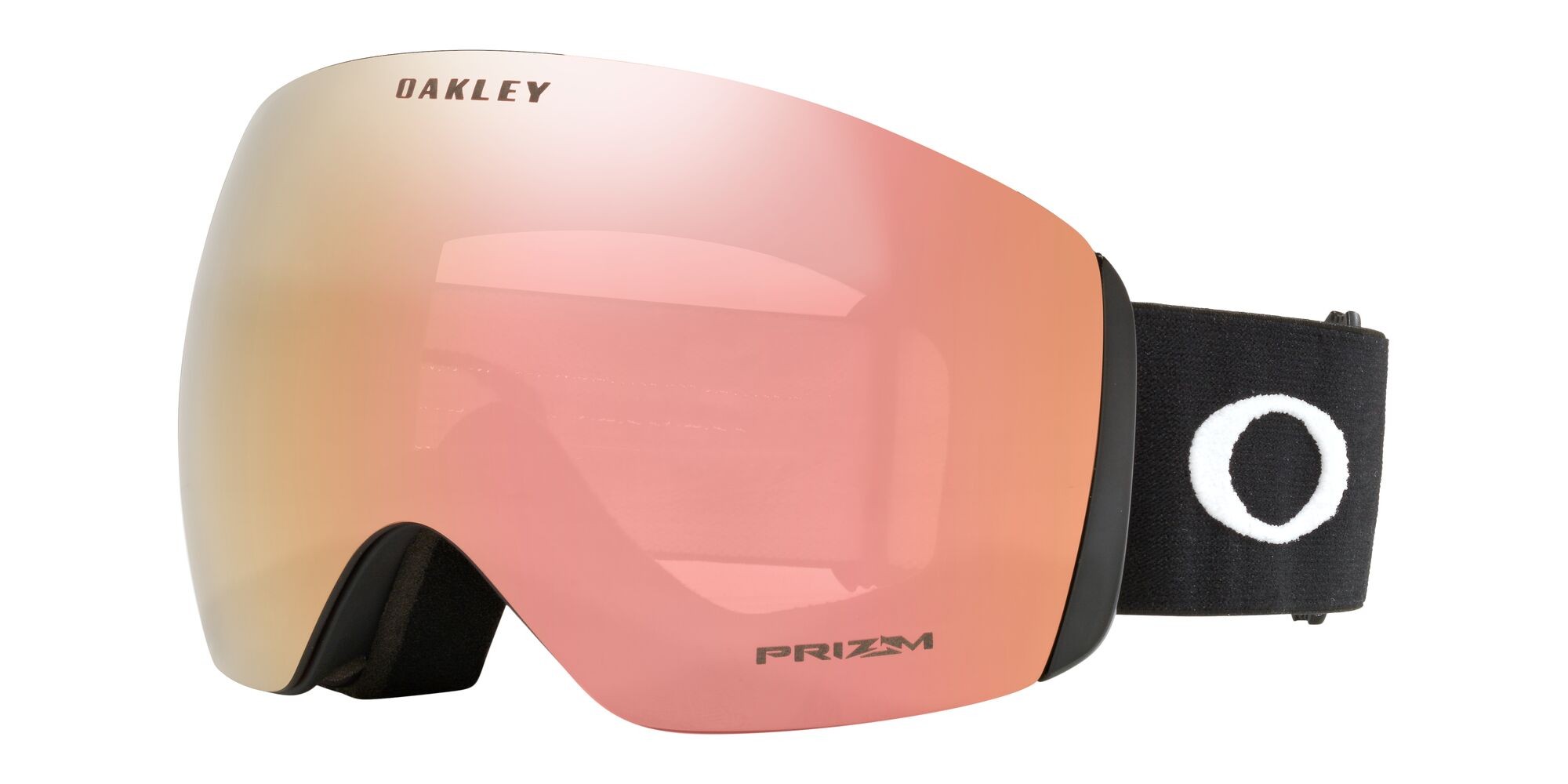 Skibrillen und Snowboard masken Oakley Flight Deck L OO 7050 (7050C1) farbe nero opaco form maske gläser prizm rose gold iridium