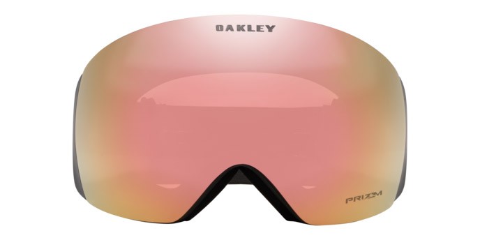 Skibrillen und Snowboard masken Oakley Flight Deck L OO 7050 (7050D3) farbe matte forged iron form maske gläser prizm rose gold iridium