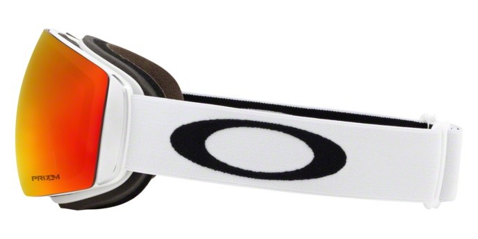 Ski and snowboard goggles Oakley Flight Deck M OO 7064 706424 shape irregular lenses prizm torch iridium