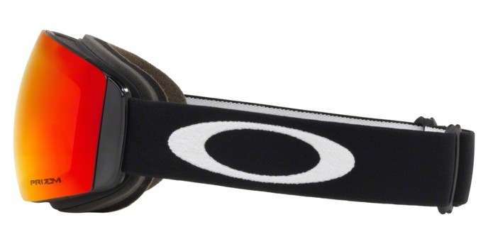 Maschere da Sci e Snowboard Oakley Flight Deck M OO 7064 (706439) colore matte black forma irregolare lenti prizm torch iridium