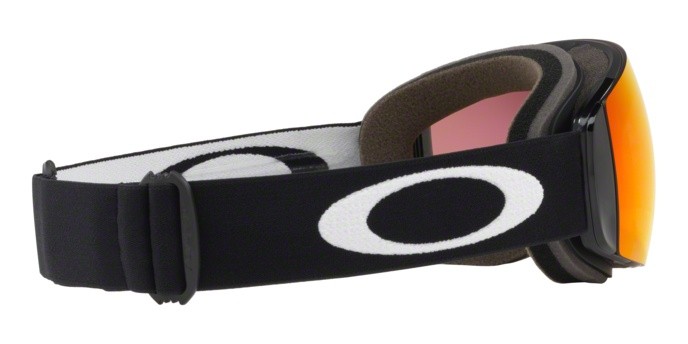 Maschere da Sci e Snowboard Oakley Flight Deck M OO 7064 (706439) colore matte black forma irregolare lenti prizm torch iridium