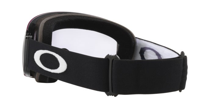 Maschere da Sci e Snowboard Oakley Flight Deck M OO 7064 (7064A7) colore matte black forma irregolare lenti prizm snow clear