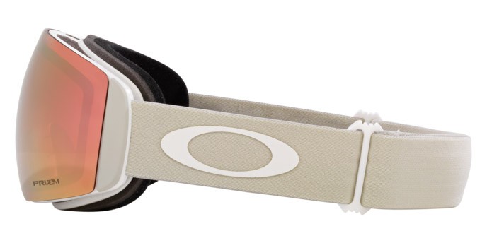 Skibrillen und Snowboard masken Oakley Flight Deck M OO 7064 (7064E0) farbe grigio freddo opaco form maske gläser prizm rose gold iridium