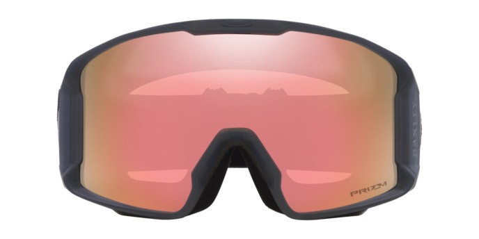 Skibrillen und Snowboard masken Oakley Line Miner L OO 7070 (7070E8) farbe matte forged iron form maske gläser prizm rose gold iridium
