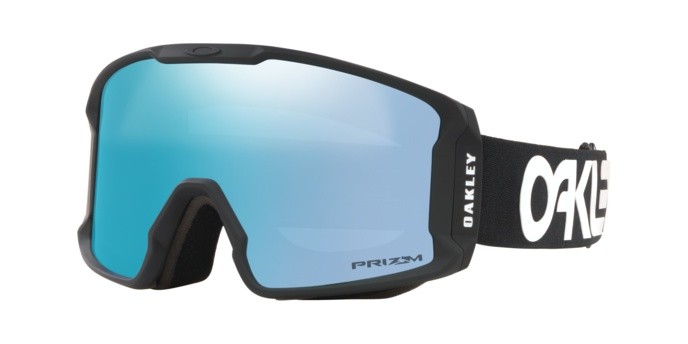 Skibrillen und Snowboard masken Oakley Line Miner M OO 7093 (709333) farbe factory pilot black form unregelmäßig gläser prizm snow sapphire