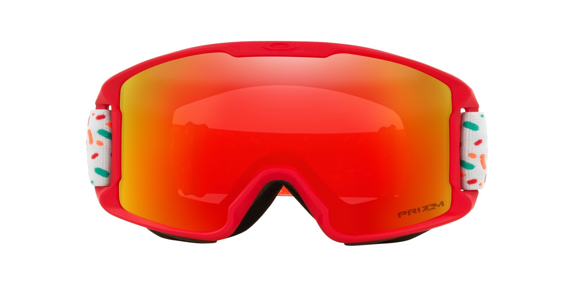 Skibrillen und Snowboard masken Oakley Line Miner S OO 7095 (709546) farbe red granite form maske gläser prizm snow torch iridium