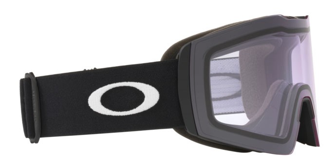 Skibrillen und Snowboard masken Oakley Fall Line L OO 7099 (709940) farbe matte black form unregelmäßig gläser prizm snow clear
