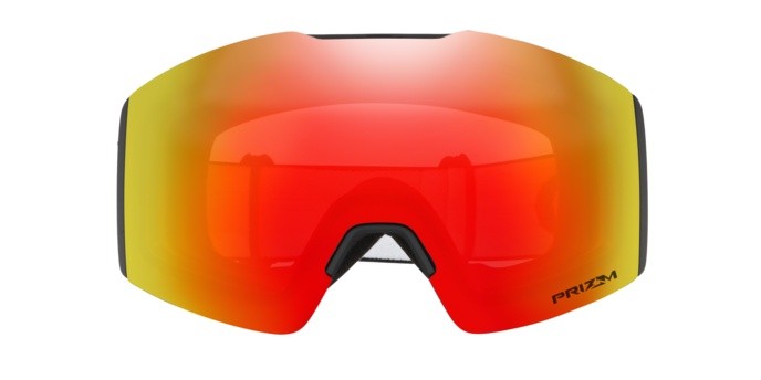 Maschere da Sci e Snowboard Oakley Fall Line M OO 7103 (710311) colore matte black forma irregolare lenti prizm snow torch iridium