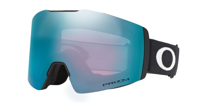 Skibrillen und Snowboard masken Oakley Fall Line M OO 7103 (710312) farbe matte black form unregelmäßig gläser prizm snow sapphire iridium