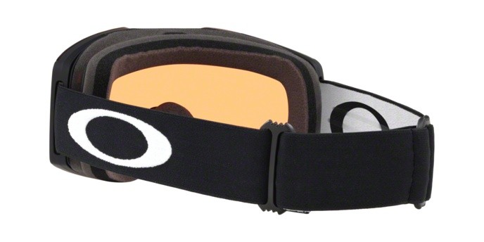 Maschere da Sci e Snowboard Oakley Fall Line M OO 7103 (710317) colore matte black forma irregolare lenti prizm persimmon