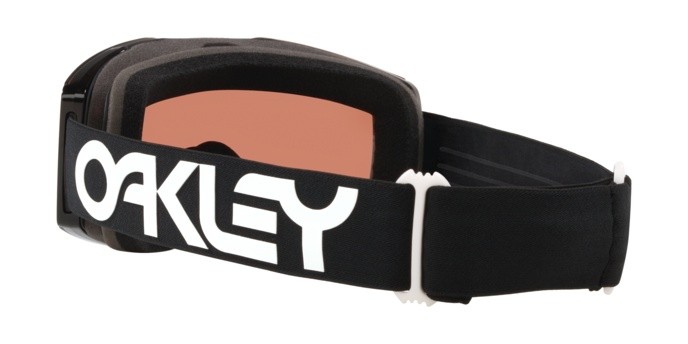 Maschere da Sci e Snowboard Oakley Fall Line M OO 7103 (710325) colore factory pilot black forma irregolare lenti prizm snow sapphire