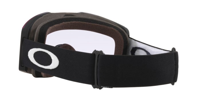 Ski and snowboard goggles Oakley Fall Line M OO 7103 (710338) color matte black shape irregular lenses prizm snow clear