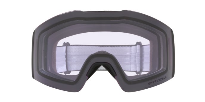 Ski and snowboard goggles Oakley Fall Line M OO 7103 (710338) color matte black shape irregular lenses prizm snow clear