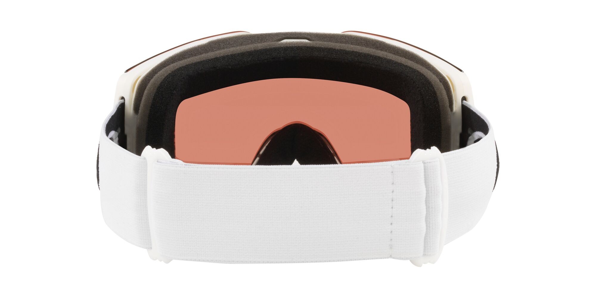 Skibrillen und Snowboard masken Oakley Fall Line M OO 7103 (710352) farbe bianco opaco form maske gläser prizm snow garnet